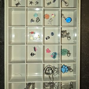 Origami Owl Blue and Teal Charm Lot